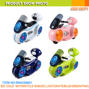 Elektrikli motosiklet sürme çocuklar araba hafif müzik ile - Product Image 5