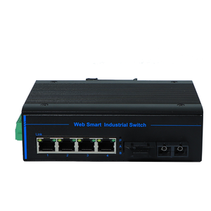 Commutateur Ethernet industriel de gestion WEB, 2 ports SFP avec 4 ports RJ45, rail DIN 35, commutateur réseau géré L2 Gigabit - Product Image 3