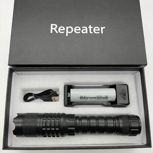 Long Range Signal Light blue Laser Beam Rechargeable <b>LED</b> Blue Infrared Laser Pointer <b>Flashlight</b> Tool Rechargeable Handheld - Product Image 4