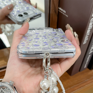 เคสโทรศัพท์รุ่นใหม่สุดฮิตสำหรับ iPhone Duo Fold แบบใส ลายย่นสร้างสรรค์ ลายบลูเบอร์รี่ ป้องกันการตกกระแทก ครอบคลุมเต็มรูปแบบ - Product Image 6