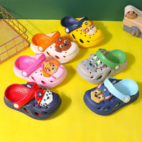 MILEY KAREN Chaussures d'été légères et respirantes pour enfants, motif dessin animé, pour garçons, jardin, plage, extérieur, en EVA, avec boucle