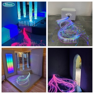 Équipement de salle sensorielle Snoezelen à fibres optiques interactives, kits d'éclairage sensoriel à fibres optiques pour stimulation tactile et visuelle - Product Image 6