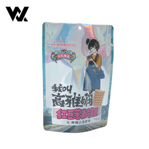 Custom Printed Smell Proof 3.5g Laser Holographic Cali Zip Lock Snack Chips Candy Cookies Doypack Stand up Pouch - Product Image 1
