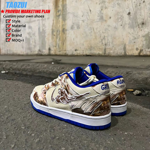 Chaussures personnalisées pour hommes, design <span class=keywords><strong>rétro</strong></span>, à lacets, de sport, de marque personnalisée, baskets de basketball d'extérieur pour hommes - Product Image 2