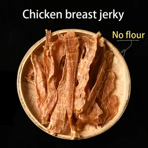 OEM/ODM poitrine de poulet séchée à l'air pour chien Snacks pour poulet friandises pour chien aliments pour animaux de compagnie