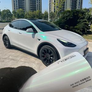 Geïmporteerde Pvc Full Body Auto Wrap Vinyl Aurora Wit Met Kameleon Glanzende Parel UV-Proof En Anti-Kras Groothandel - Product Image 1