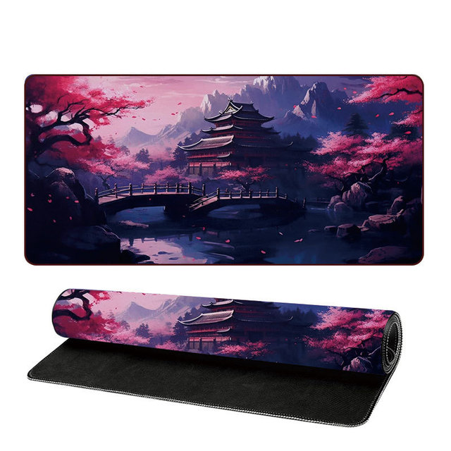XXL Gaming MousePad Rubber Desk Pad Anti-Slip Anime Cartoon Mouse Pad Oversize Water Resistant Computer Table Mat