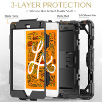 Casing Tablet Pelindung Penuh Antigores 3-In-1 untuk iPad Mini 5 Casing Tablet