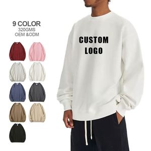 Sweat-shirt unisexe à col rond avec poche, décontracté, tendance, ample, manches longues, automne, confortable, en coton, streetwear - Product Image 2