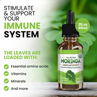La gota de Moringa orgánica Tianyuan es un potenciador inmunológico antioxidante eficaz para mejorar la energía y el metabolismo del extracto de hoja de Moringa