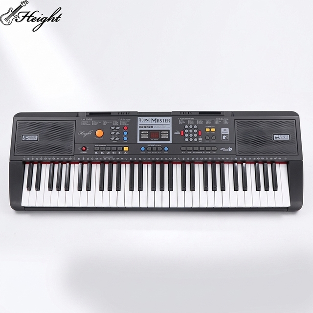 61 Keys Electronic Keyboard Piano Portable Music Instrument for Beginners and Education OEM Wholesale