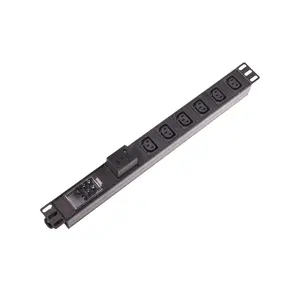 Internacional IEC PDU C13 6 WAY 250V proteção contra surtos 16A hot swappable unidade de distribuição de energia do terminal sem fio