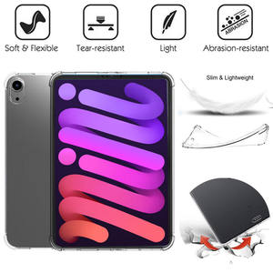 Cover posteriore in TPU trasparente Ultra sottile per <span class=keywords><strong>iPad</strong></span> Mini 6, custodia protettiva da 8.3 pollici per <span class=keywords><strong>Apple</strong></span> <span class=keywords><strong>Ipad</strong></span> Mini 6 <span class=keywords><strong>2021</strong></span> - Product Image 2