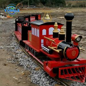 Vui chơi giải trí cưỡi trẻ em theo dõi đi xe lửa công viên chủ đề tàu điện - Product Image 3
