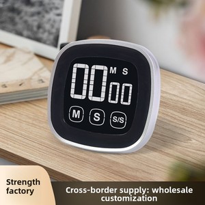 Nhà Máy Bán buôn nhựa kỹ thuật số LCD màn hình cảm ứng Pomodoro hẹn giờ nhà bếp đếm ngược giờ cho nghiên cứu học tập trực quan Đồng hồ bấm giờ - Product Image 2