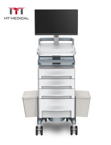 HQ MEDICAL Mobile Hospital Medical Cart con todo en uno Gabinete de computadora Montaje Dispositivo de grabación-Cast Carro de diagnóstico - Product Image 6