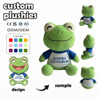 Poupée en peluche personnalisée, Marionnette de poignet moelleuse et mignonne de bouffon, Jouets en peluche pour l'enseignement en maternelle, Poupée musicale en peluche Hello. Mascotte