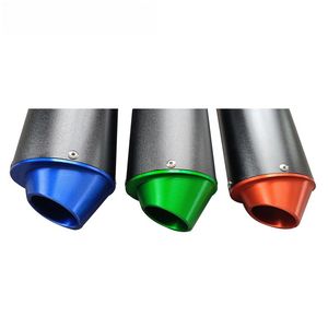 Tuyaux d'échappement pour moto, échappement en aluminium usiné CNC, tuyau d'échappement et silencieux colorés en forme de bouche de poisson pour moto tout-terrain - Product Image 5
