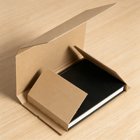 Boîte d'emballage en carton ondulé pliable personnalisée avec logo imprimé, boîte cadeau, boîte d'emballage pour livres, vêtements, expédition, boîtes d'emballage en papier