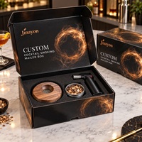 Boîte d'expédition personnalisée en carton ondulé E-Flute brillant pour cocktails, avec impression CMJN recto-verso et fermeture à rabat avant