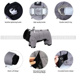 Waterproof <strong>Dog</strong> Winter <strong>Coat</strong> With Integrated Harness Design Warm Jacket for <strong>Small</strong> to Large <strong>Dogs</strong> - Product Image 6