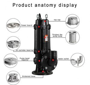 Large Flow and High Lift Stainless Steel Sewage <b>Submersible</b> <b>Pump</b> - Product Image 4