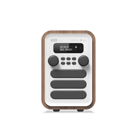 Récepteur numérique en bois ABS Portable, 1 pièce, DAB + FM RDS, Radio numérique