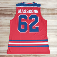 Fabricant de maillots de lacrosse personnalisés en gros, maillots d'entraînement sublimés, conception gratuite, MOQ 10 pièces