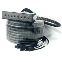 Câble réseau Ethernet RJ45 CAT6 blindé SFTP à 4 ou 8 canaux avec gaine en PVC pour utilisation extérieure, lecteur DVD et microphone