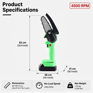 <span class=keywords><strong>Mini</strong></span> Sierra de Madera Ligera con Baterí<span class=keywords><strong>a</strong></span> de Litio, Recargable, Portátil, para Uso en Exteriores, Sierra Eléctrica de Mano - Product Image 2