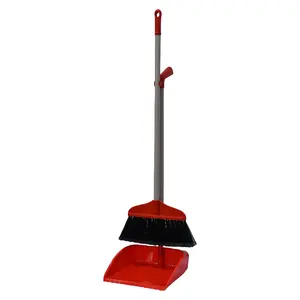 Fregona escoba y <span class=keywords><strong>recogedor</strong></span>, persianas, juego de Metal para inodoro, <span class=keywords><strong>recogedor</strong></span> a prueba de viento, escoba acoplable con producto de limpieza <span class=keywords><strong>recogedor</strong></span> - Product Image 5