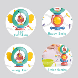 Confort <span class=keywords><strong>Hochet</strong></span> Enfants Éducatifs Haute Nourrir Chaise Jouet Ventouses Bébés Hochets Jouets Sensoriels Ensemble Pour Bébé Jouet D'éducation - Product Image 5