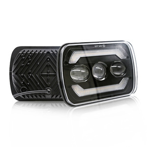 ไฟหน้า LED แบบปิดผนึกขนาด 5x7 นิ้ว พร้อมไฟ DRL/ไฟเลี้ยว รุ่น H6054 6000K 12V ใหม่ สว่างกว่าเดิม 500% ไฟสูง/ต่ำ ใช้แ<span class=keywords><strong>ท</strong></span>นสำหรับ YJ - Product Image 1