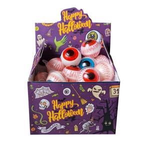 Permen Kunyah Bentuk Setengah Mata Kustom untuk Pesta Halloween, Permen 3D Populer Bentuk Bola Mata, Permen Gummy - Product Image 6