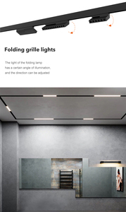 ชุดไฟแม่เหล็กติดราง LED 12W 48V ชุดติดเพดานรางไฟแม่เหล็ก - Product Image 4