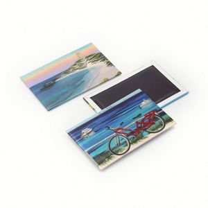 Imán de nevera de hojalata de 80*53 mm para decoración del hogar personalizada, estilo artístico vintage, imagen magnética cultural para congelador - Product Image 4
