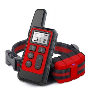 Venta al por mayor de control remoto recargable e impermeable collar de entrenamiento para perros con vibración de sonido de choque - Product Image 3