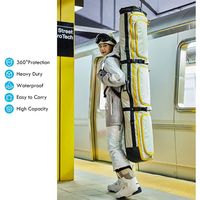 Sac de voyage pour snowboard en gros, sac de luxe réglable, manutentionneurs de bagages, vêtements de ski, sac combiné pour snowboard avec compartiment pour chaussures de ski