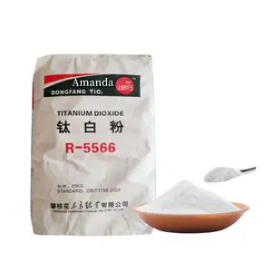 Titanium dioksida tio2 R5566 rutil titanium Tiongkok bubuk putih harga rendah cat industri lapisan oksida titanium putih