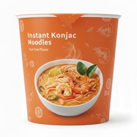 Chinese Soup Instant Noodles High Fiber Low Calories Foods Konjac Pasta for Weight Loss