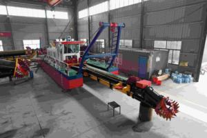 10인치 커터 흡입 준설선 재고 판매 중, 깊이 10미터까지 맞춤 제작 가능 - Product Image 4