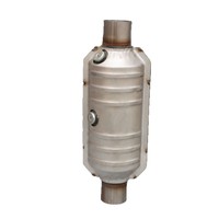 Kit de convertisseur catalytique universel à trois voies avec boîtier en acier inoxydable, purificateur d'échappement, tuyau de branche d'échappement et silencieux pour OLIVER