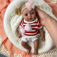 Poupées bébés en silicone intégral de 12 pouces, lavables, avec accessoires, pour le confort et la thérapie des personnes âgées, directement de l'usine
