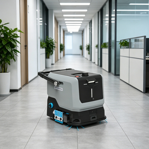 Fregadora de Pisos Autónoma Pequeña Sparkoz TN10 Pro, Funcionamiento Silencioso <65dB, <span class=keywords><strong>Robot</strong></span> de Limpieza Comercial para Edificios de Oficinas - Product Image 2