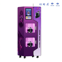 Machine de nettoyage de casques automatique, système de nettoyage et séchage de casques à double tête