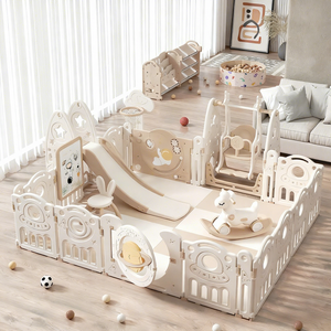 Corralitos coloridos Valla para niños Bebé <span class=keywords><strong>Corral</strong></span> Para bebés Área de juegos para bebés Cercas para bebés y niños pequeños - Product Image 1