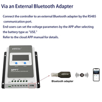 Cargador de Batería Solar MPPT de 30A, 12V/24V Automático, Máx. Voc, Disponible en Almacenes de la UE y EE. UU. Sensor de Temperatura Remoto USB MT50 de 100V para Sistemas Solares Aislados