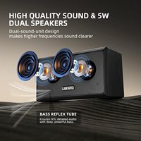 Amplificateur de guitare Lekato 5W rechargeable, amplificateur de guitare électrique, petit amplificateur de basse, noir