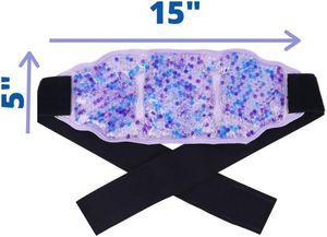 Bolsa de Gel Frío/Calor con Perlas de Gel |   9 Pulgadas |   Para aliviar el dolor de espalda, tobillo y brazos y refrescar |   Flexibles y Reutilizables - Product Image 2