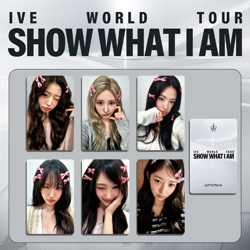 Kpop IVE SHOW I AM World Tour Lomo Cards Paper Postcard Wonyoung